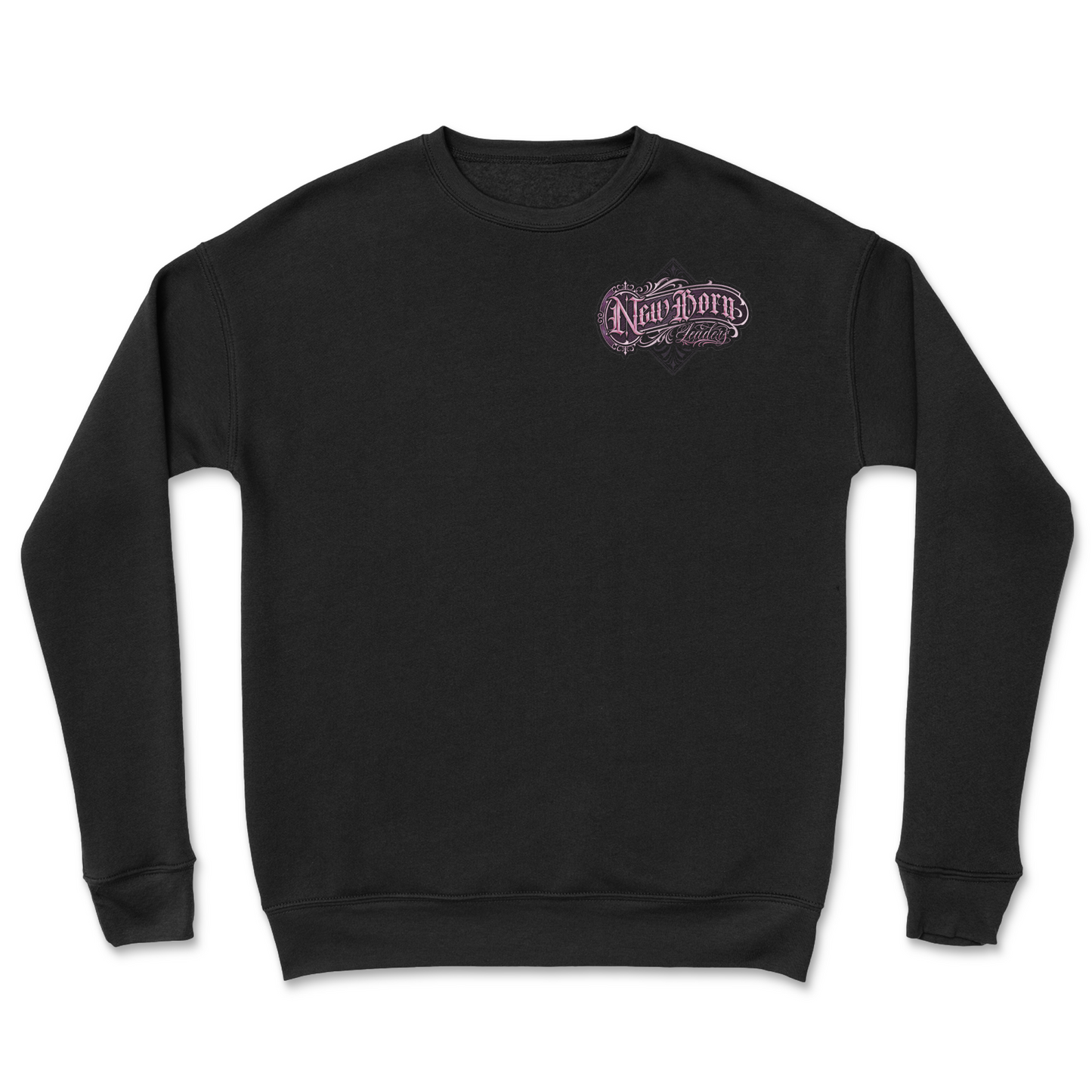 Pink Legacy Black Crewneck