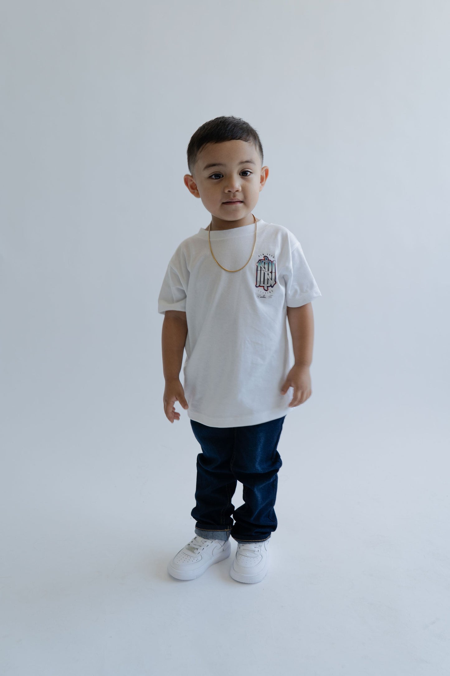 White Dallas Drip Tee