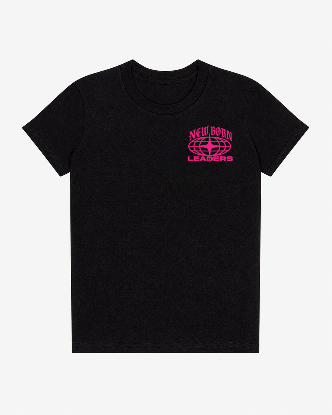 Worldwide Globe Tee in Pink