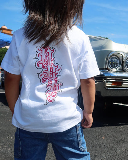 Script Tee in Pink