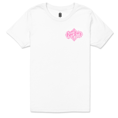 Script Tee in Pink